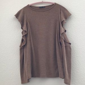 Zara sweater with open sleeves